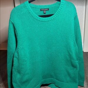 Banana Republic Teal Crew Neck Sweater